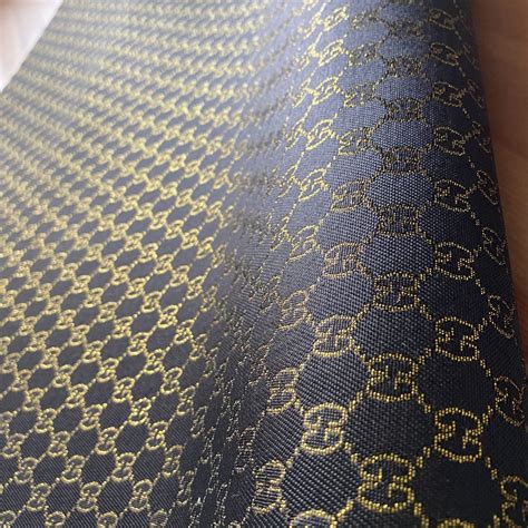 black gucci print fabric|authentic Gucci fabric for sale.